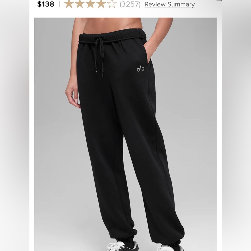 ALO accolade Black Sweatpants